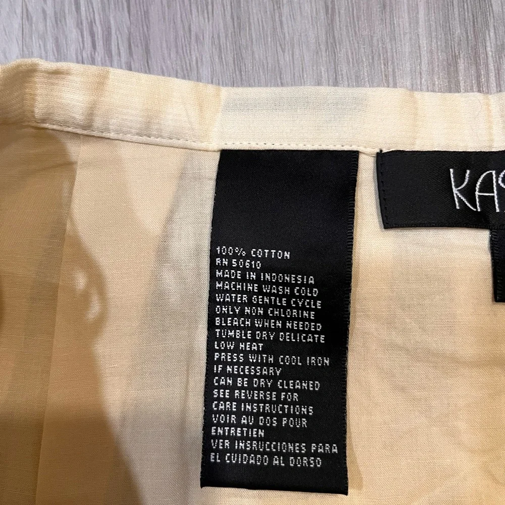 NWT KASPER Floral‎ Beige and Orange Skirt